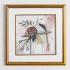 Framed Art-Kirkland's Home Suspended Floral Framed Art Print White/Red