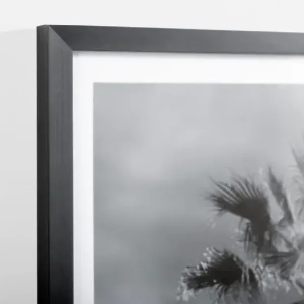 Framed Art-Kirkland's Home Swaying Palms Framed Art Print Black/White