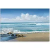 Canvas Art-Kirkland's Home Sweeping Blue Canvas Art Print, 60X40 In. Blue/Tan