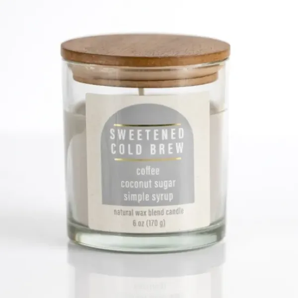 Candles-Kirkland's Home Sweetened Cold Brew Jar Candle Brown