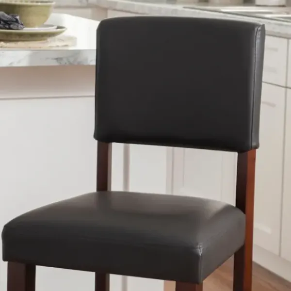Bar Stools & Counter Height Stools-Kirkland's Home Sydney Espresso Counter Stool Brown