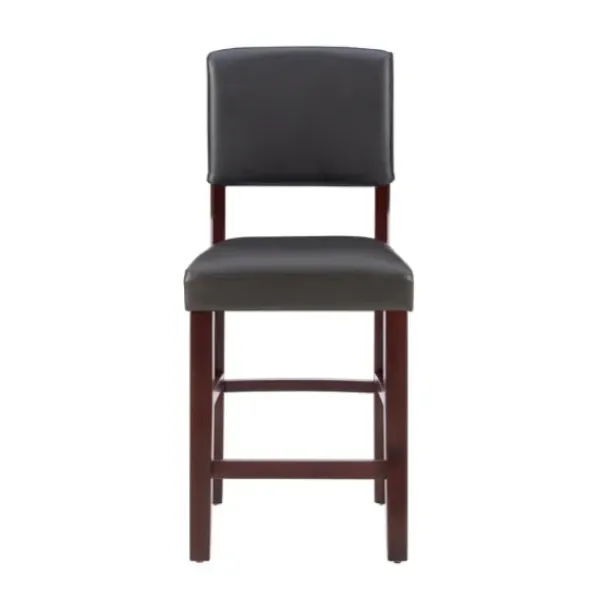 Bar Stools & Counter Height Stools-Kirkland's Home Sydney Espresso Counter Stool Brown