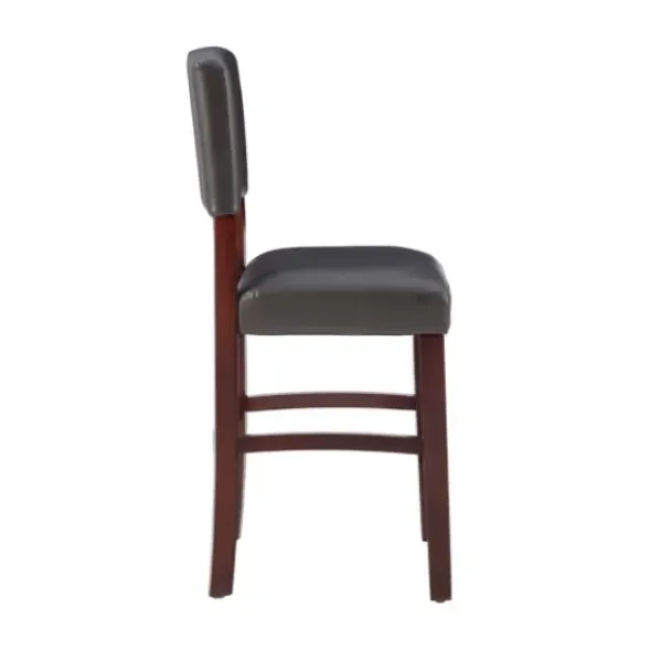 Bar Stools & Counter Height Stools-Kirkland's Home Sydney Espresso Counter Stool Brown