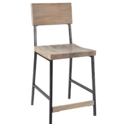 Bar Stools & Counter Height Stools-Kirkland's Home Tacoma Counter Stool Tan