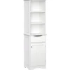 Cabinets & Sideboards-Kirkland's Home Tall Open Shelves Cabinet White