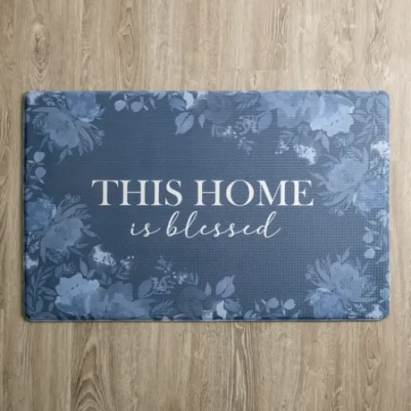 Doormats-Kirkland's Home Tan And Black Scroll Welcome Doormat, 72X36 In. Tan/Black