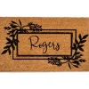 Doormats-Kirkland's Home Tan And Black Welcome Heart Doormat Tan/Black/Red
