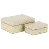 Baskets & Boxes-Kirkland's Home Tan And Black Woven Baskets, Set Of 2 Tan/Black