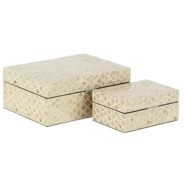 Baskets & Boxes-Kirkland's Home Tan And Black Woven Baskets, Set Of 2 Tan/Black