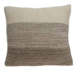 Pillows-Kirkland's Home Tan And Brown Block Striped Pillow Tan/Brown