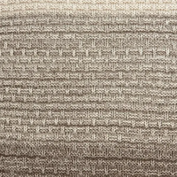 Pillows-Kirkland's Home Tan And Brown Block Striped Pillow Tan/Brown