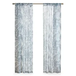 Curtains & Drapes-Kirkland's Home Tan Deena Curtain Panel Set, 84 In. Tan/Ivory