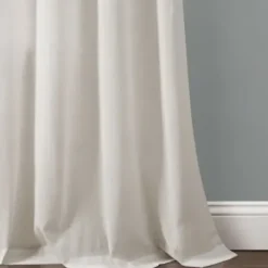 Curtains & Drapes-Kirkland's Home Tan Floral 2-Pc. Curtain Panel Set, 84 In. Tan/White