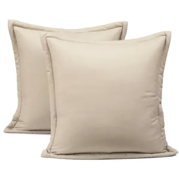 Comforters-Kirkland's Home Tan Pintuck Stripe King 5-Pc. Comforter Set Tan/White