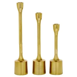Candle Holders-Kirkland's Home Taper Candle Holders, Set Of 3 Gold