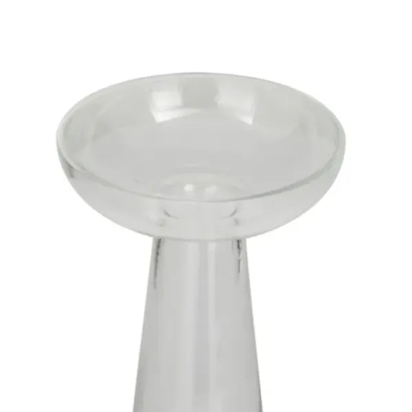 Candle Holders-Kirkland's Home Tapered Glass Pillar Candle Holders, Set Of 3 Clear