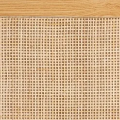 Dressers & Chests-Kirkland's Home Tara Two-Tone Espresso Rattan Dresser