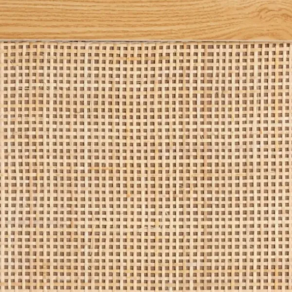 Dressers & Chests-Kirkland's Home Tara Two-Tone Espresso Rattan Dresser