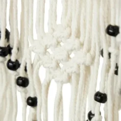 Wall Plaques-Kirkland's Home Tasseled Macrame Wall Hangings, Set Of 3 White