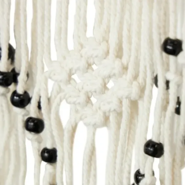 Wall Plaques-Kirkland's Home Tasseled Macrame Wall Hangings, Set Of 3 White