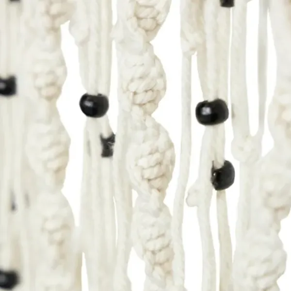 Wall Plaques-Kirkland's Home Tasseled Macrame Wall Hangings, Set Of 3 White