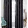 Curtains & Drapes-Kirkland's Home Taupe Chenille Single Curtain Panel, 84 In. Tan