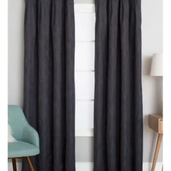 Curtains & Drapes-Kirkland's Home Taupe Chenille Single Curtain Panel, 84 In. Tan