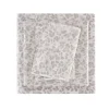 Bed Sheets-Kirkland's Home Taupe Leopard Print Satin 4-Pc. Queen Sheet Set White/Tan
