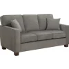Sofas & Loveseats-Kirkland's Home Taupe Rutledge Sofa Gray