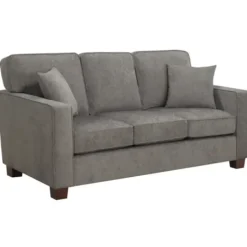 Sofas & Loveseats-Kirkland's Home Taupe Rutledge Sofa Gray