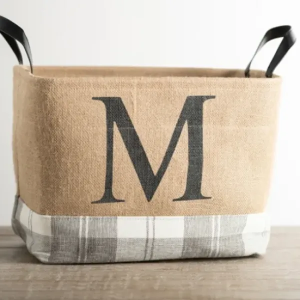Baskets & Boxes-Kirkland's Home Taupe Space-Saving Collapsible Laundry Bin Tan