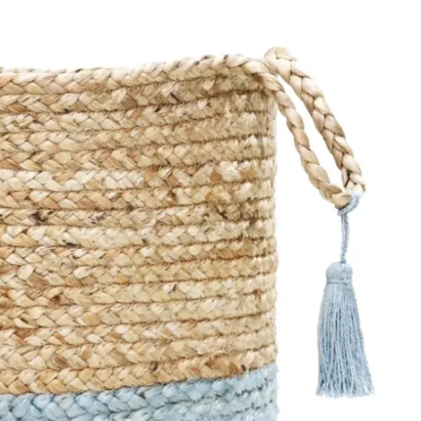 Baskets & Boxes-Kirkland's Home Taupe Trellis Paw Print Storage Basket, 18 In. Tan