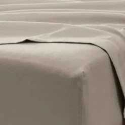 Bed Sheets-Kirkland's Home Taupe Ultra Soft 6-Pc. Queen Sheet Set Tan
