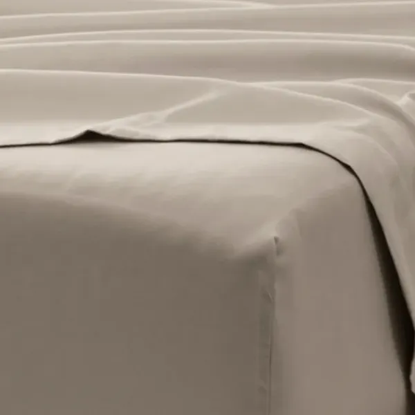 Bed Sheets-Kirkland's Home Taupe Ultra Soft 6-Pc. Queen Sheet Set Tan