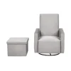 Accent Chairs-Kirkland's Home Taupe Usb Recliner And Ottoman 2-Pc. Set Tan