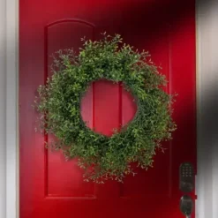 Wreaths-Kirkland's Home Tea Leaf Wreath Green