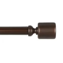 Curtains & Drapes-Kirkland's Home Teak Bamboo Light Filtering Roman Shade, 27 In. Brown