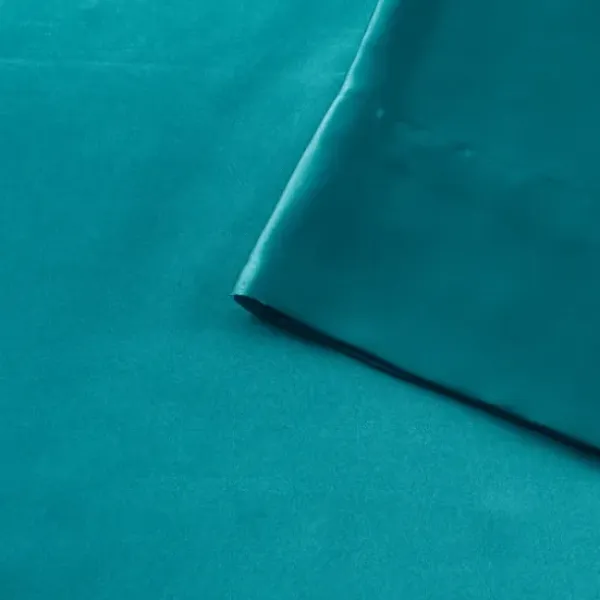 Bed Sheets-Kirkland's Home Teal Satin Standard 2-Pc. Pillow Case Set Blue