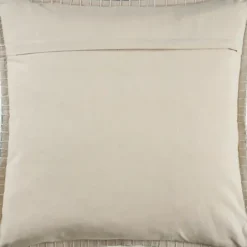 Pillows-Kirkland's Home Teal With Embroidered Edge Pillow, 24 In. Blue