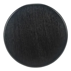 Accent & End Tables-Kirkland's Home Tegan Round Accent Table Black