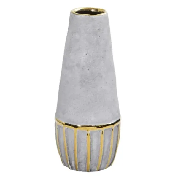 Vases-Kirkland's Home Terracotta Bottle Vases, Set Of 2 Green