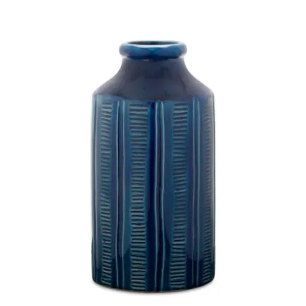 Vases-Kirkland's Home Terracotta Bottle Vases, Set Of 3 White