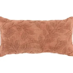 Pillows-Kirkland's Home Terracotta Stonewash Botanical Pillow Pink