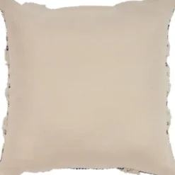Pillows-Kirkland's Home Textured Blue Stripe Pillow Ivory/Blue