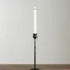 Candle Holders-Kirkland's Home Textured Taper Candle Holder, 12 In. Black