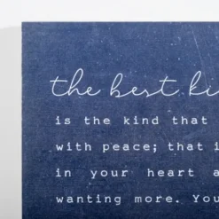 Wall Quotes & Signs-Kirkland's Home The Best Kind Of Love Wood Wall Plaque Blue