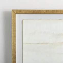 Framed Art-Kirkland's Home The Golden Abstract Ii Framed Art Print White/Tan/Gold