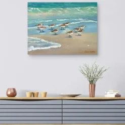 Canvas Art-Kirkland's Home The Race Is On Canvas Art Print, 40X30 In. Green/Blue/Brown