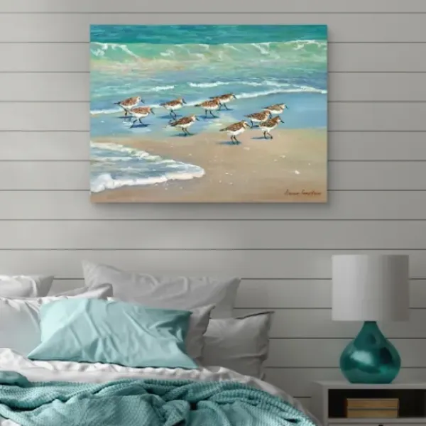 Canvas Art-Kirkland's Home The Race Is On Canvas Art Print, 40X30 In. Green/Blue/Brown