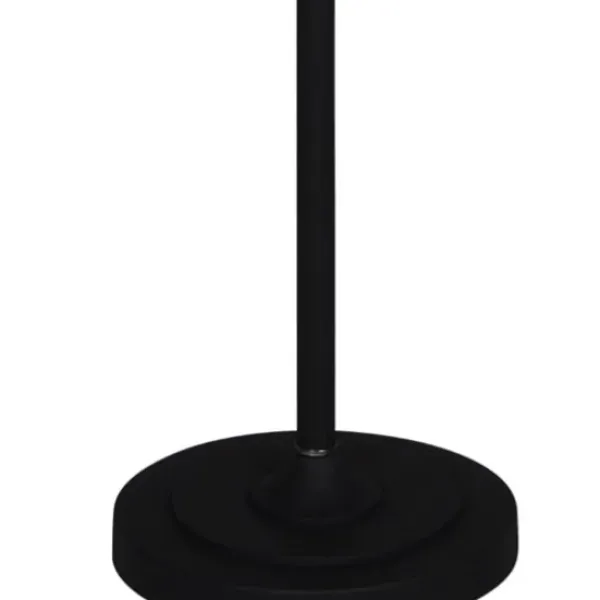 Floor Lamps-Kirkland's Home Thelma Matte Black Stem Floor Lamp Tan